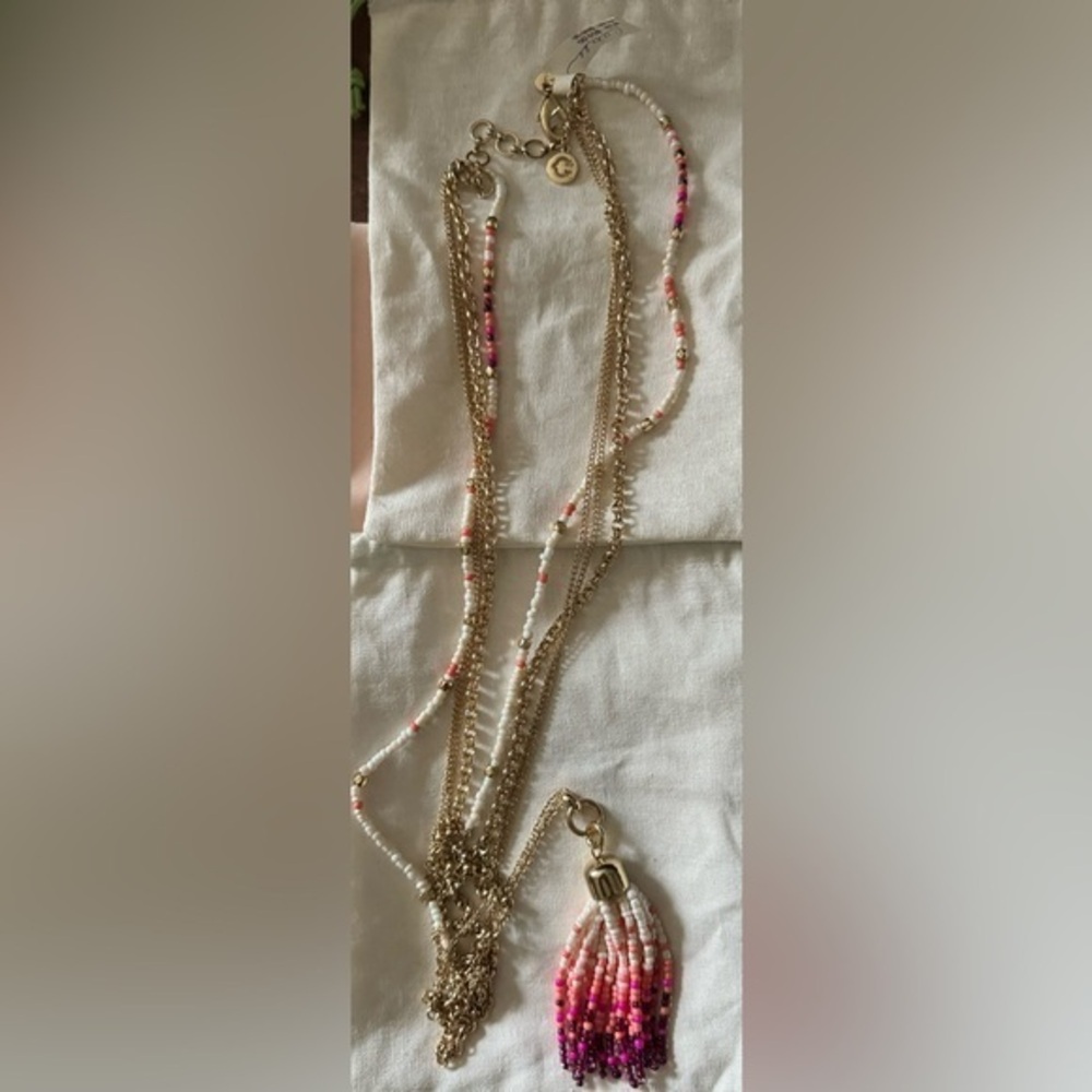 C. Wonder 30 1/2" Multi-chain Necklace with‎ Tassel Station